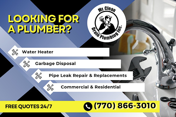 Mr. Clean Drain Plumbing Inc. Contact Card (1)
