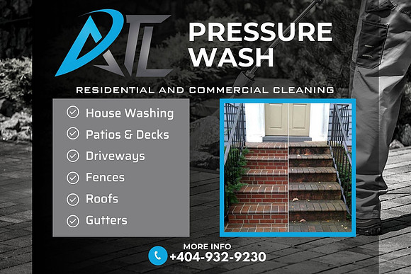 ATL Pressure Wash Contact Card