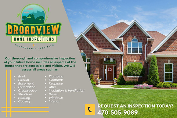 Broadview Home Inspections Contact Card